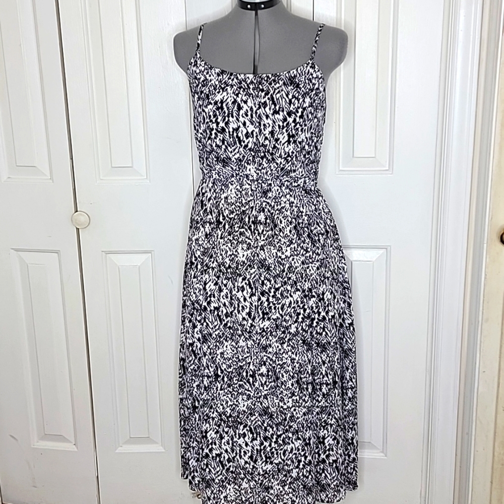 DKNY Sundress in Black & White Print Size S